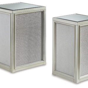 Traleena - Nesting End Tables (Set of 2) - Silver Finish