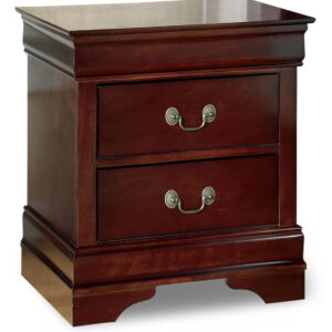 Alisdair - Two Drawer Night Stand - Reddish Brown