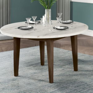 Essence - 54" Round Dining Table With Marble Top