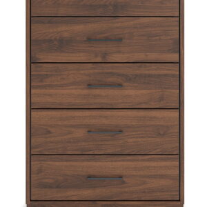 Fortlorn - Five Drawer Chest - Walnut Brown