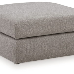 Lindon - Oversized Accent Ottoman - Smoke