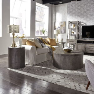 Modern Farmhouse - 3 Piece Table Set - Charcoal - Dusty Charcoal