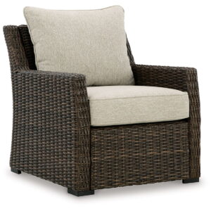 Brook Ranch - Lounge Chair With Cushion - Brown