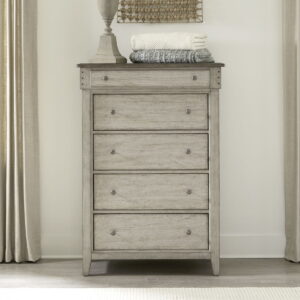 Ivy Hollow - 5 Drawer Chest - Weathered Linen / Dusty Taupe