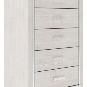 Altyra - Five Drawer Chest - White