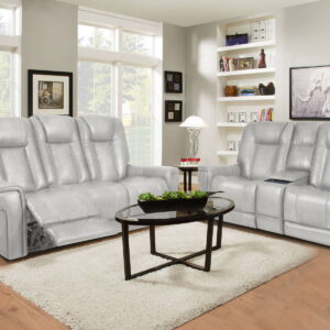 Sanibel - Power Console Loveseat - Wall Prox. Recliner With Power And Power Headrest And Lumbar, Wireless Charger