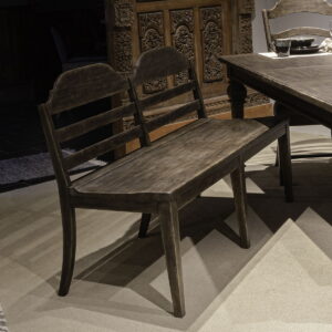 Paradise Valley - Ladder Back Bench (RTA) - Saddle Brown