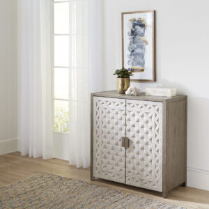 Chatfield - Accent Console - Antique White / Tobacco