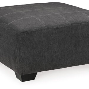 Ambee - Oversized Accent Ottoman - Slate