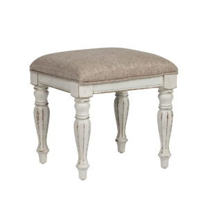 Magnolia Manor - Vanity Stool - Antique White