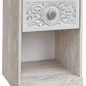 Paxberry - One Drawer Night Stand - Whitewash