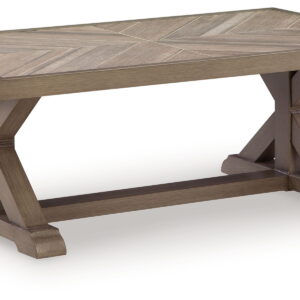 Laguna Heights - Rectangular Cocktail Table - Beige
