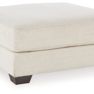 Lerenza - Oversized Accent Ottoman - Birch
