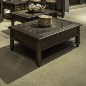 Paradise Valley - Rectangular Cocktail Table - Saddle Brown