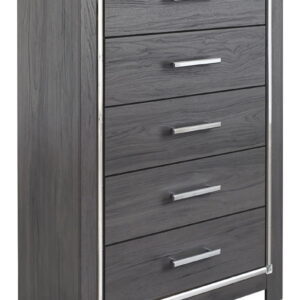 Lodanna - Five Drawer Chest - Gray