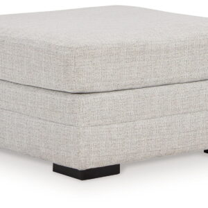 Koralynn - Oversized Accent Ottoman - Stone