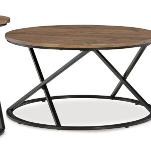 Cassbryn - Occasional Table Set (Set of 3) - Brown / Black