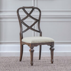Provence Park - Wood Back Side Chair (RTA) - Chateau Brown