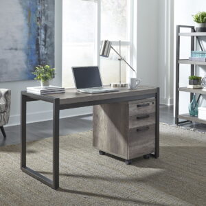 Tanners Creek - 2 Piece Home Office Desk Set - Graystone