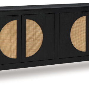 Cliffiings - Accent Cabinet - Black / Natural