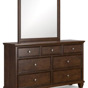 Danabrin - Dresser And Mirror - Brown