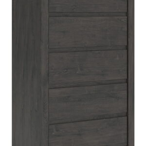 Fraluna - Five Drawer Chest - Charcoal