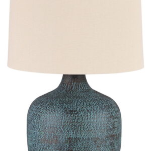 Malthace - Metal Table Lamp - Patina