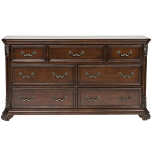 Messina Estates - 7 Drawer Dresser - Dark Brown