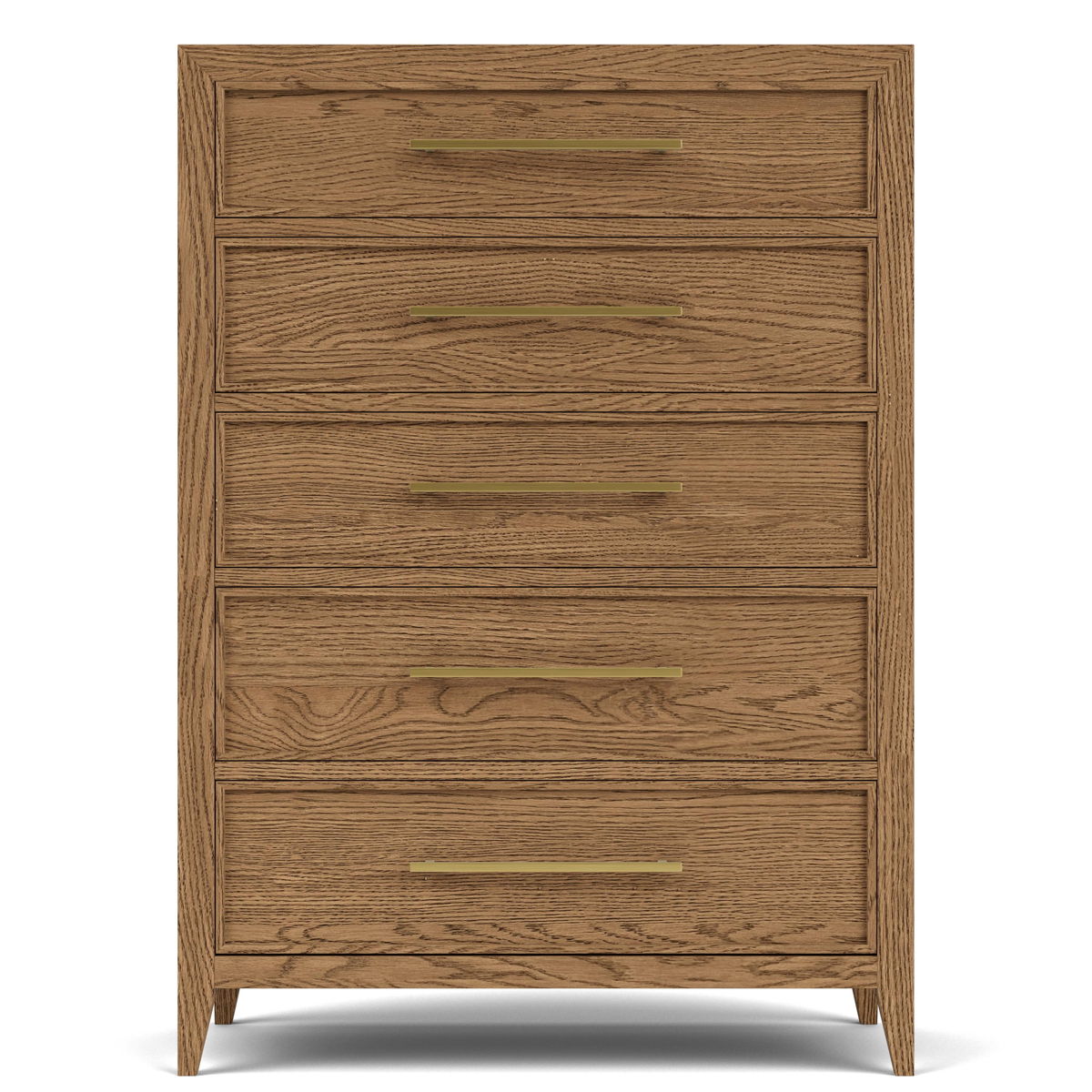 Halbrooke - 5 Drawer Chest - Light Brown