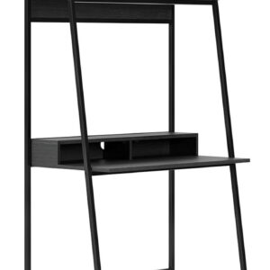 Yarlow - Home Office Desk and Shelf - Black