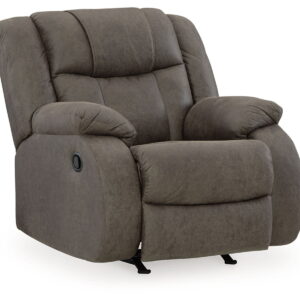 First Base - Rocker Recliner - Gunmetal