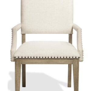 Myra - Upholstered Arm Dining Chair (Set of 2) - Natural