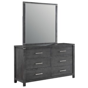 Odessa - Mirror - Charcoal