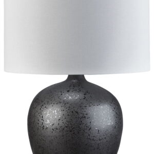 Ladstow - Ceramic Table Lamp - Black