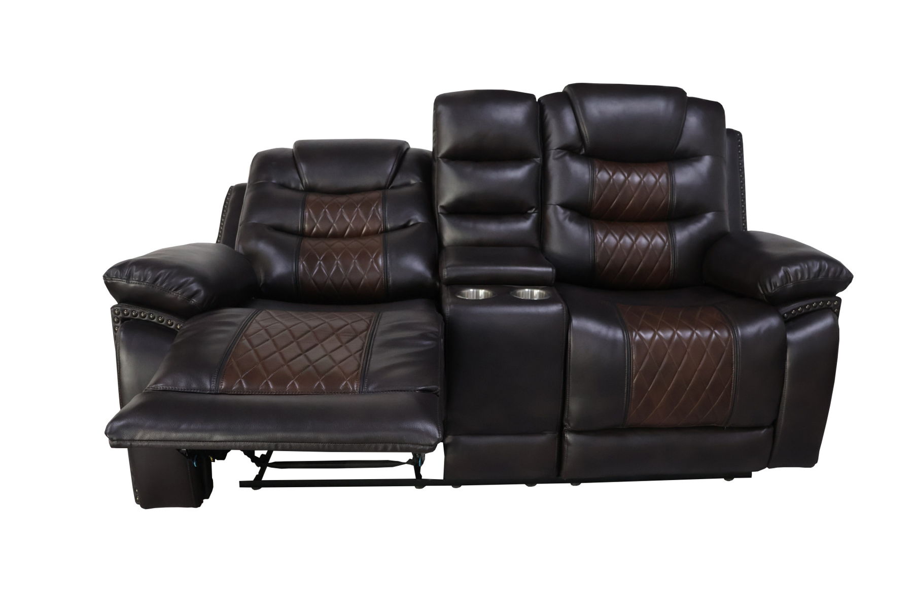 Nikko - Console Loveseat With Dual Recliners - Image 27