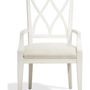 Myra - Back Upholstered Arm Chair (Set of 2) - Paperwhite