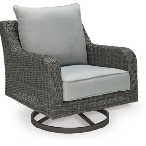 Elite Park - Swivel Lounge w/ Cushion - Gray