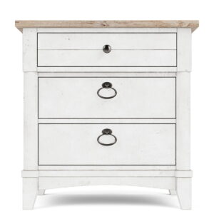 Maddox - 3 Drawer Nightstand - White