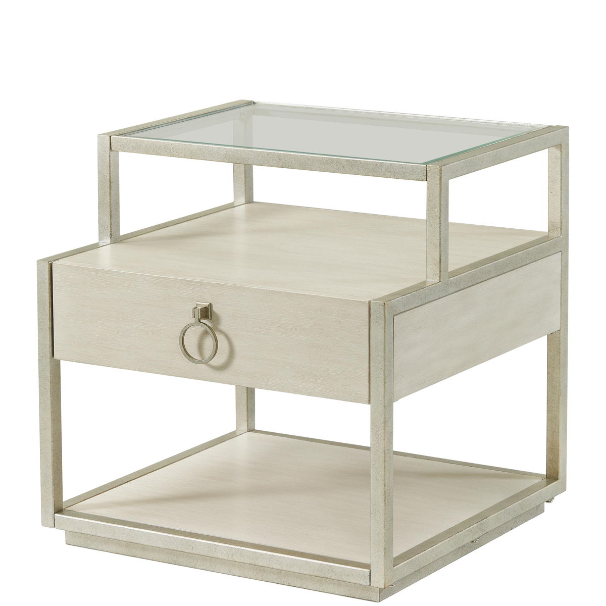 Maisie - Rectangular End Table - Champagne - Image 6