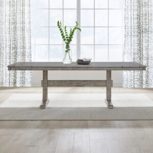 Hallendale - Trestle Table - Gravel Wash