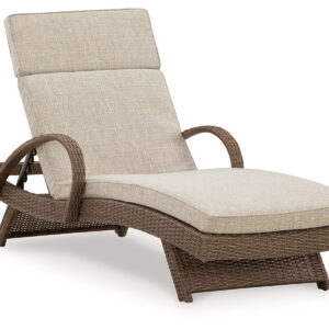 Beachcroft - Chaise Lounge With Cushion - Beige