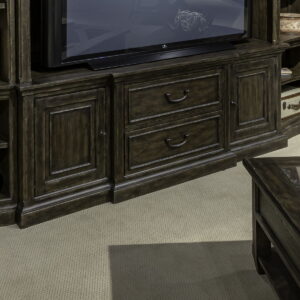 Paradise Valley - 78" Entertainment Console - Saddle Brown