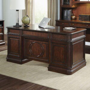 Brayton Manor - Jr Executive Desk - Cognac