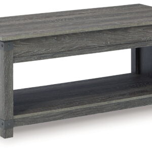 Freedan - Rect Lift Top Cocktail Table - Grayish Brown