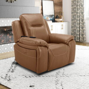 Callihan - Swivel Glider Recliner P3 - York Butternut