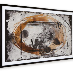 Clefting - Wall Art - Black / Caramel / Tan