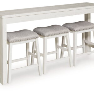 Robbinsdale - Rectangular Dining Room Counter Table Set (Set of 4) - Antique White