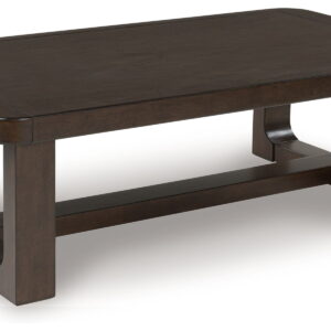 Breckington - Rectangular Cocktail Table - Dark Brown