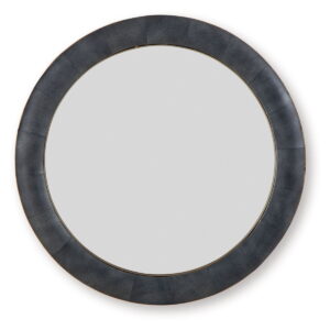 Corinsworth - Accent Mirror - Charcoal / Brass Finish