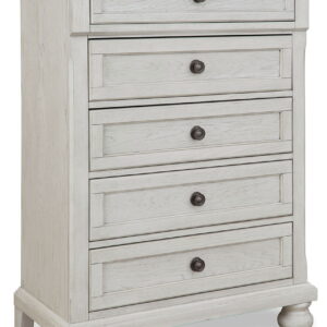 Robbinsdale - Five Drawer Chest - Youth - Antique White